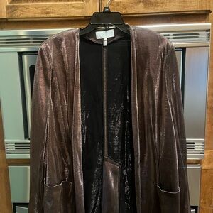 Escada Shimmering Brown Women's Blazer Dress Suit